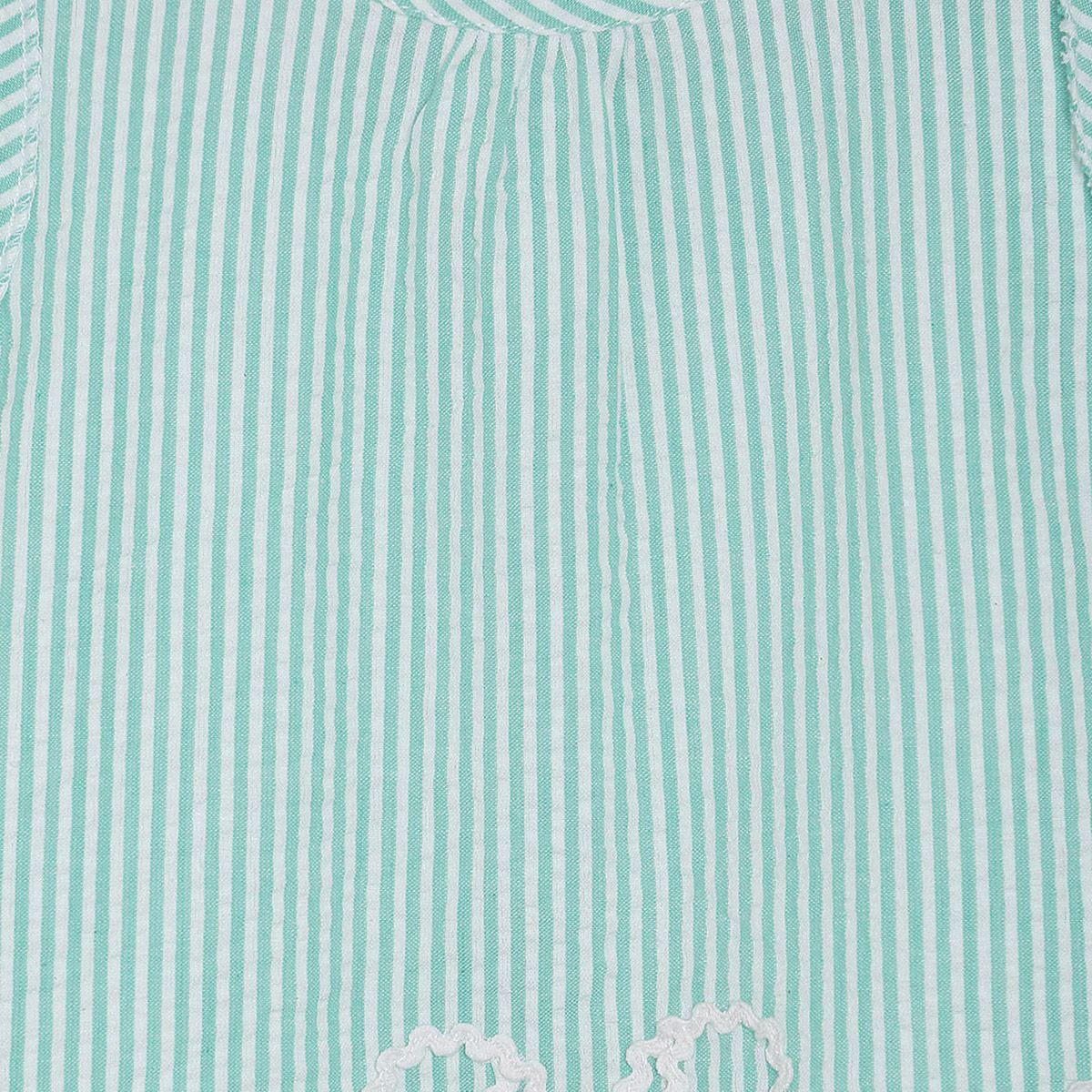 Pack of 1 woven top - green for 3-6 Months