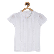 Pack of 1 woven top - white for 3-6 Months