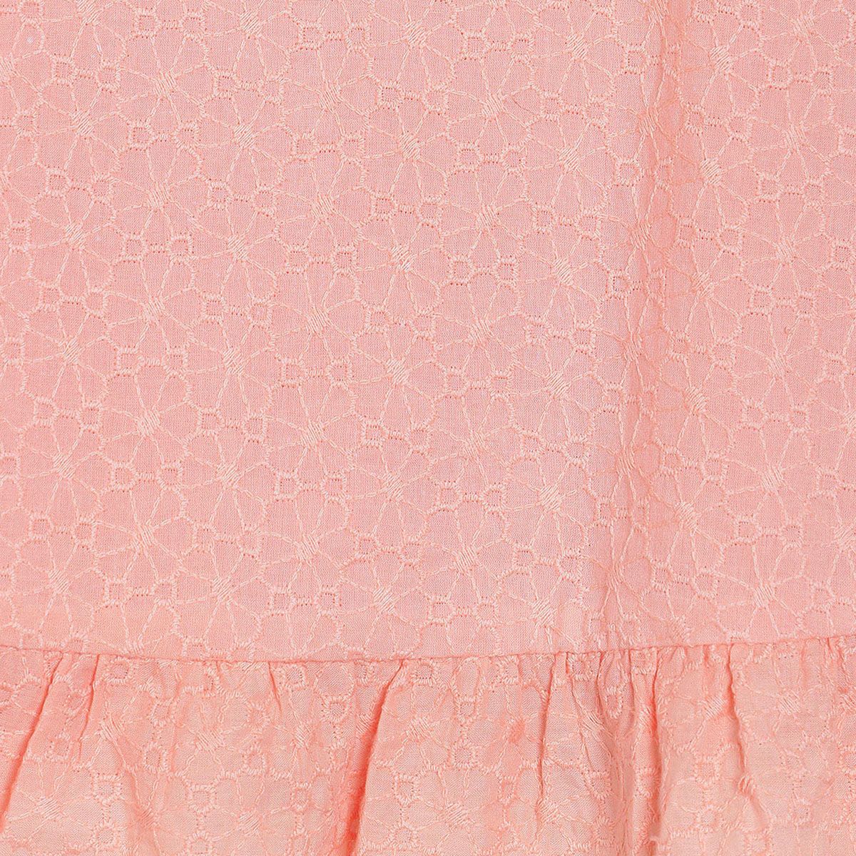 Pack of 1 woven top - peach for 3-6 Months