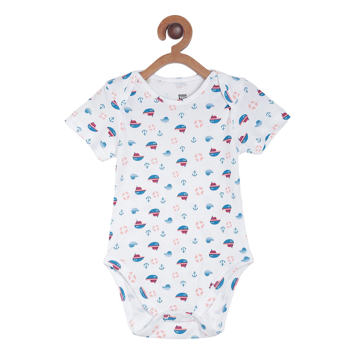 Pack of 3 body suit - white & blue for New Born