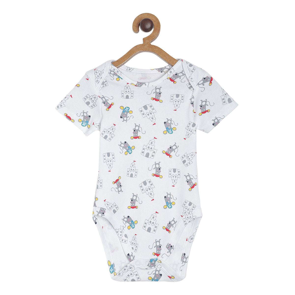 Pack of 3 body suit - white & blue for New Born