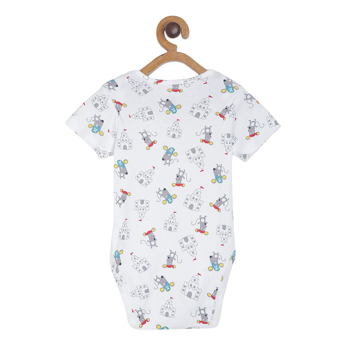 Pack of 3 body suit - white & blue for New Born