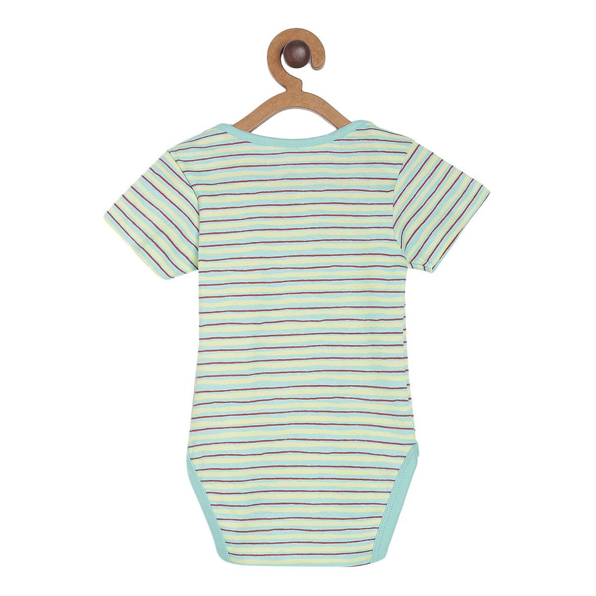 Pack of 3 body suit - white & turquoise blue for New Born