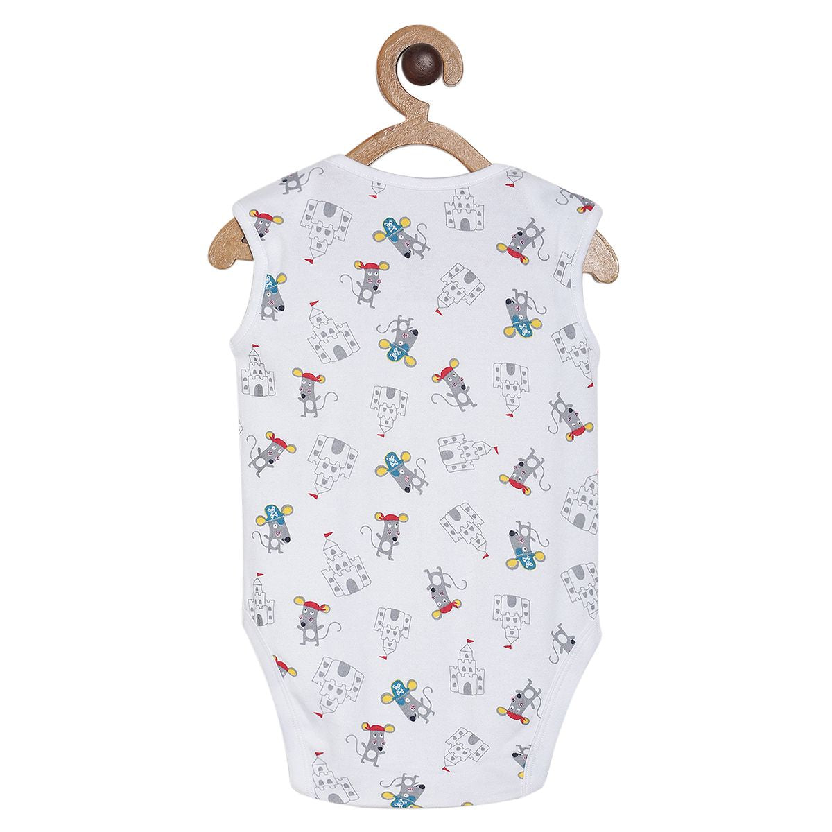 Pack of 3 bodysuit - light sky blue for New Born