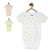 Pack of 3 body suit - white for New Born