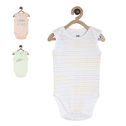 Pack of 3 body suit - white for New Born