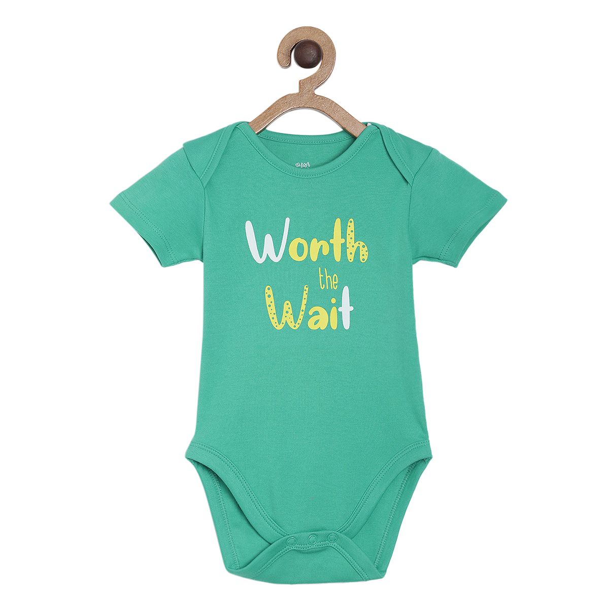 Pack of 2 bodysuit - emerald green for 0-3 Months