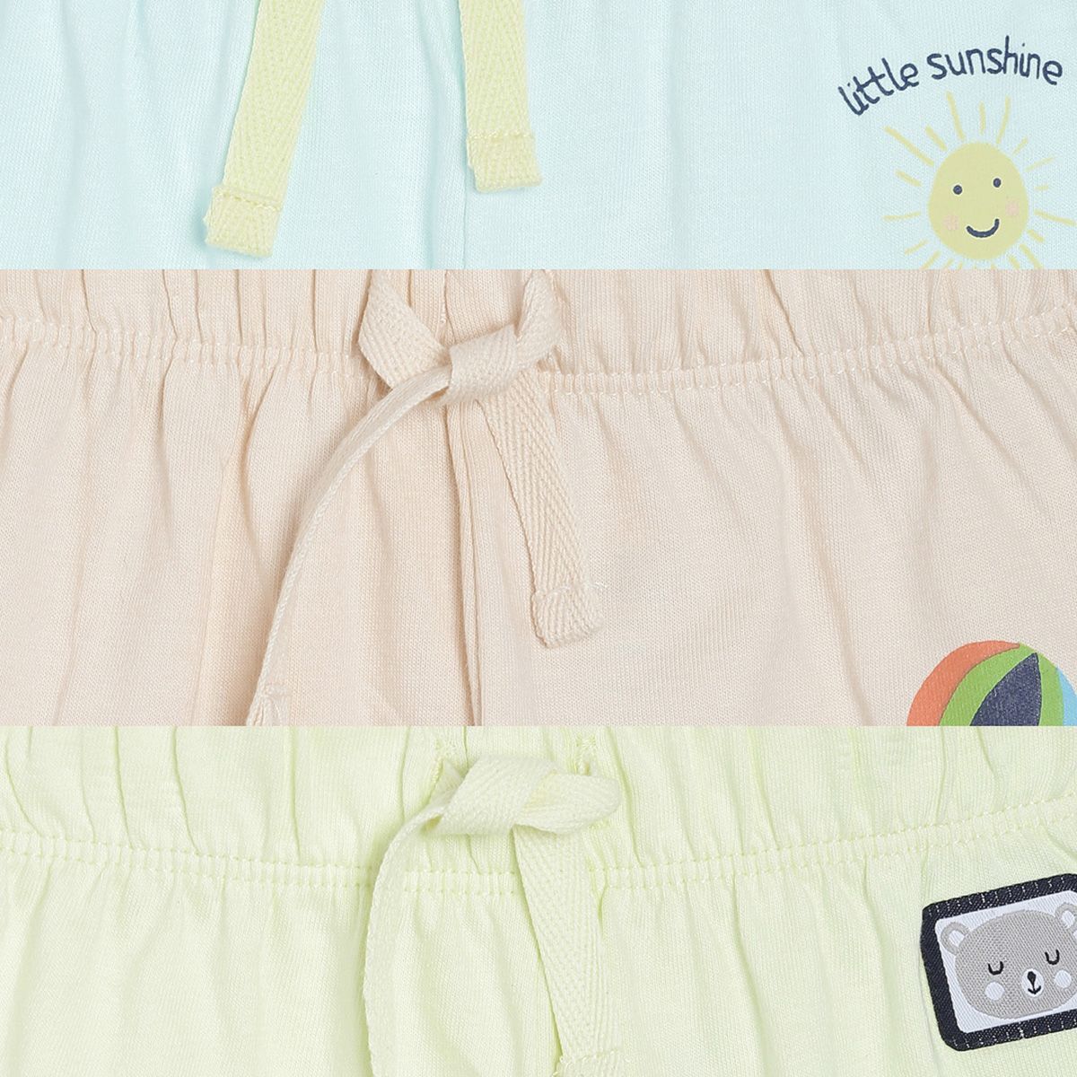 Pack of 3 jogger - turquoise blue for 0-3 Months