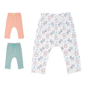 Pack of 3 knit bottom - white for 0-3 Months