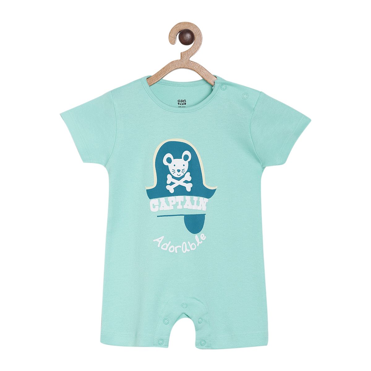 Pack of 2 romper - light cyan for New Born