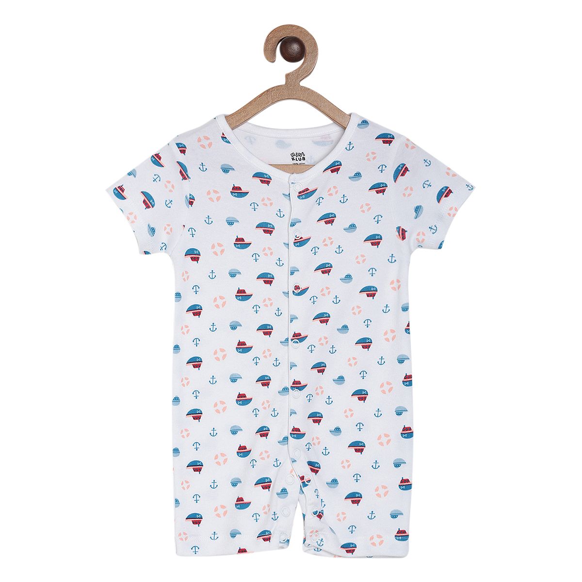 Pack of 2 romper - light cyan for New Born