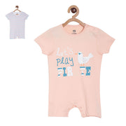 Pack of 2 romper - baby pink for New Born
