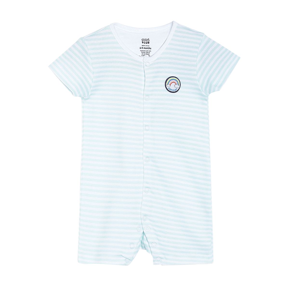 Pack of 2 romper - light sky blue for New Born