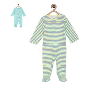Pack of 2 sleep suit - dark green for New Born