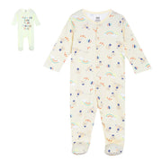 Pack of 2 sleep suit - light beige for New Born