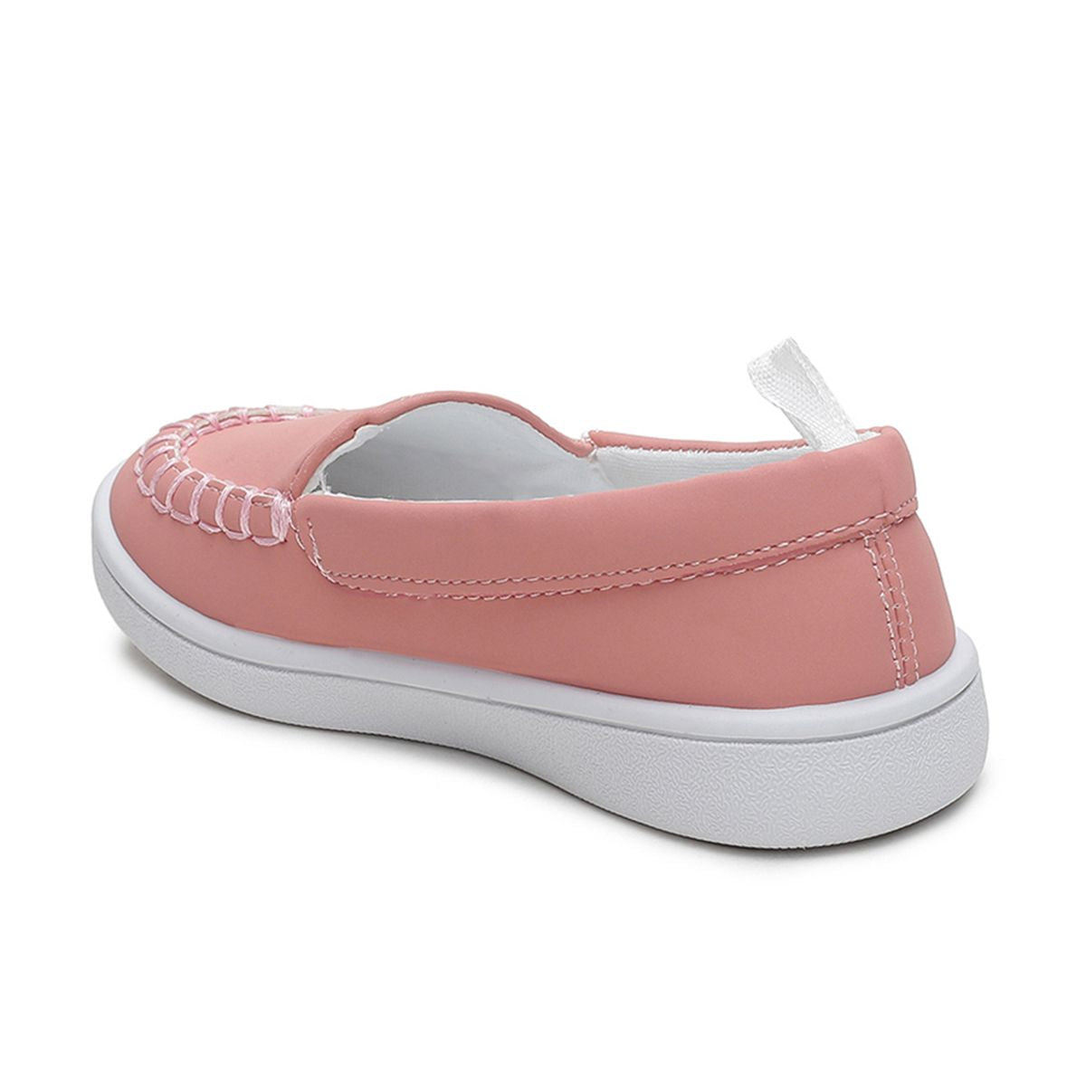 Baby Boys Solid Slip-On Hard Sole Shoes, Peach