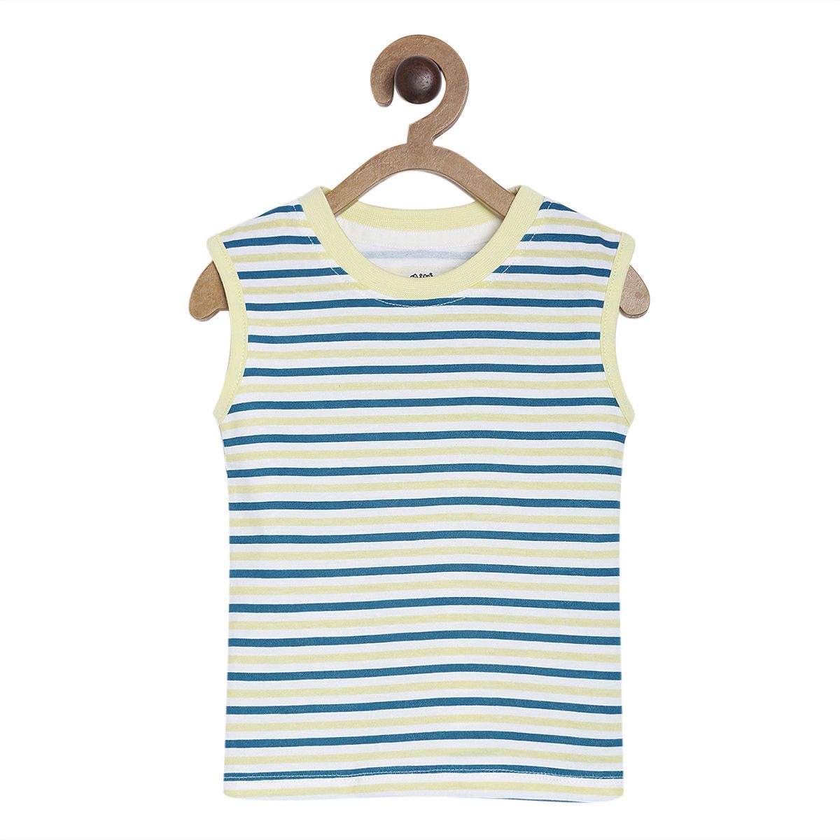 Pack of 3 t-shirt - white & blue for 0-3 Months