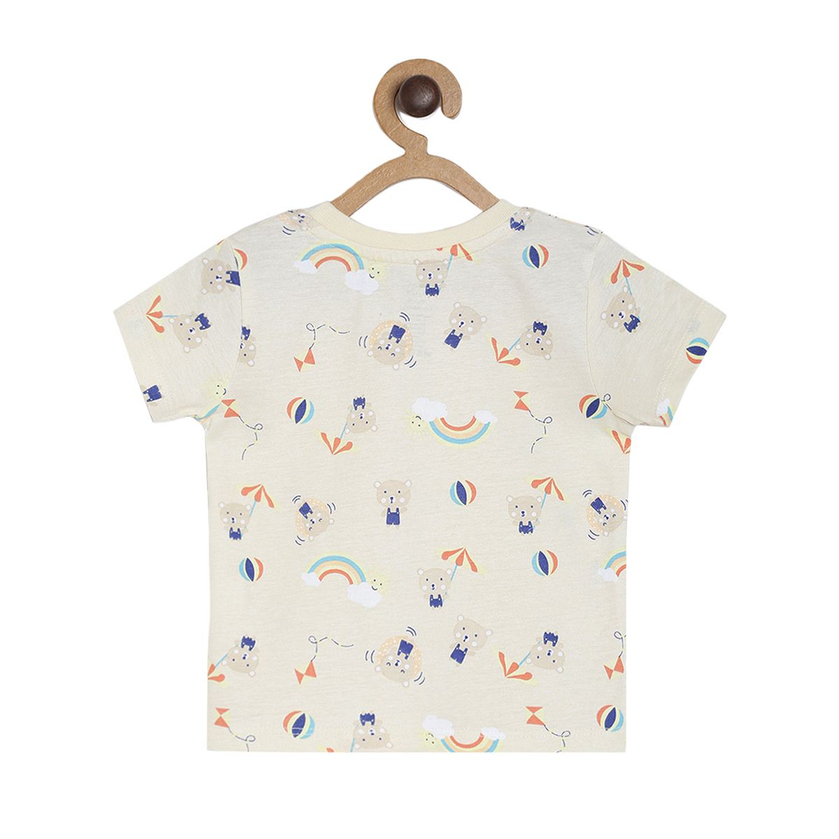 Pack of 3 t-shirt - light beige for 0-3 Months