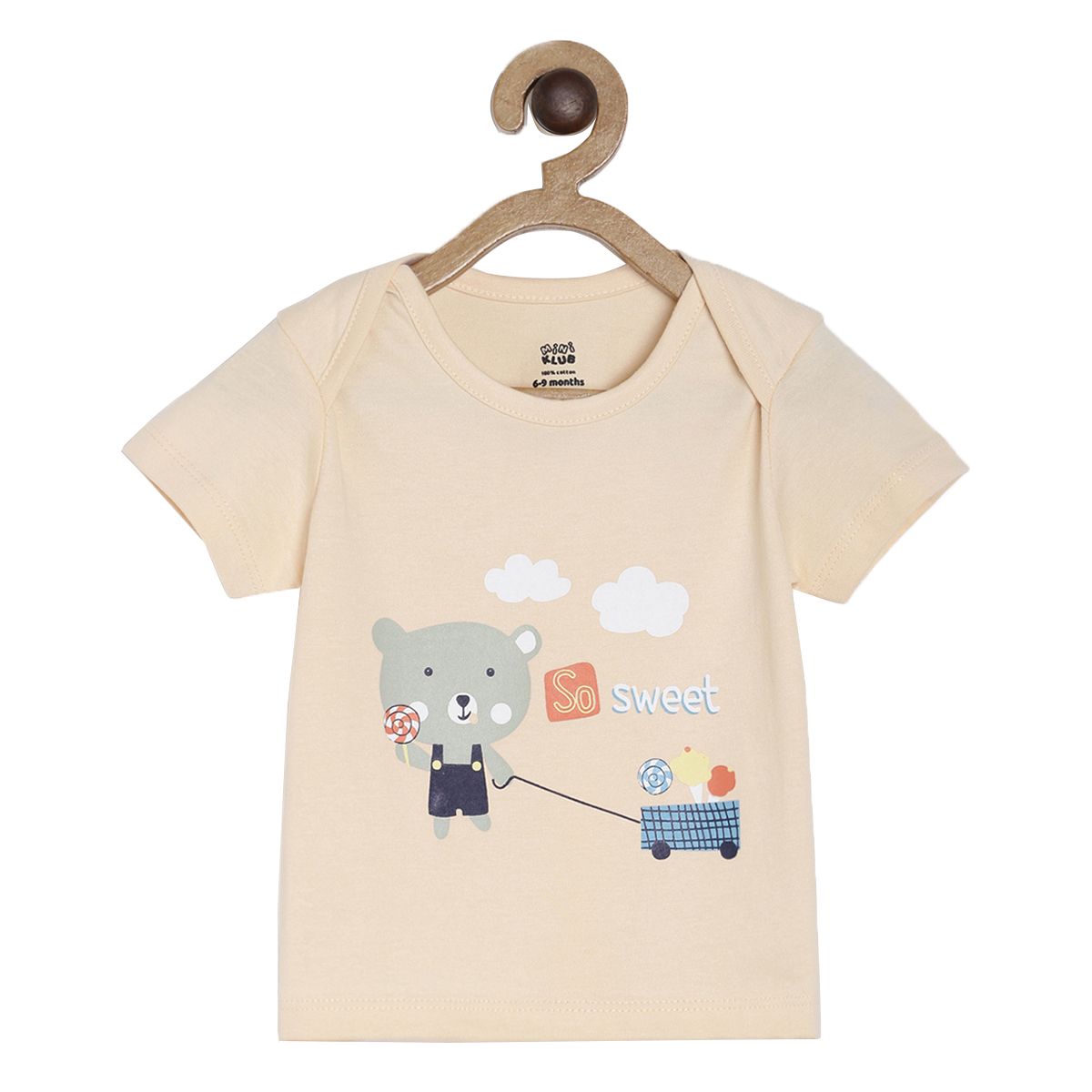 Pack of 3 t-shirt - white for 0-3 Months