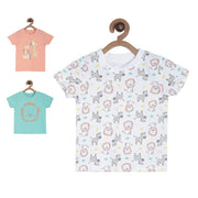Pack of 3 knit tee - white for 0-3 Months