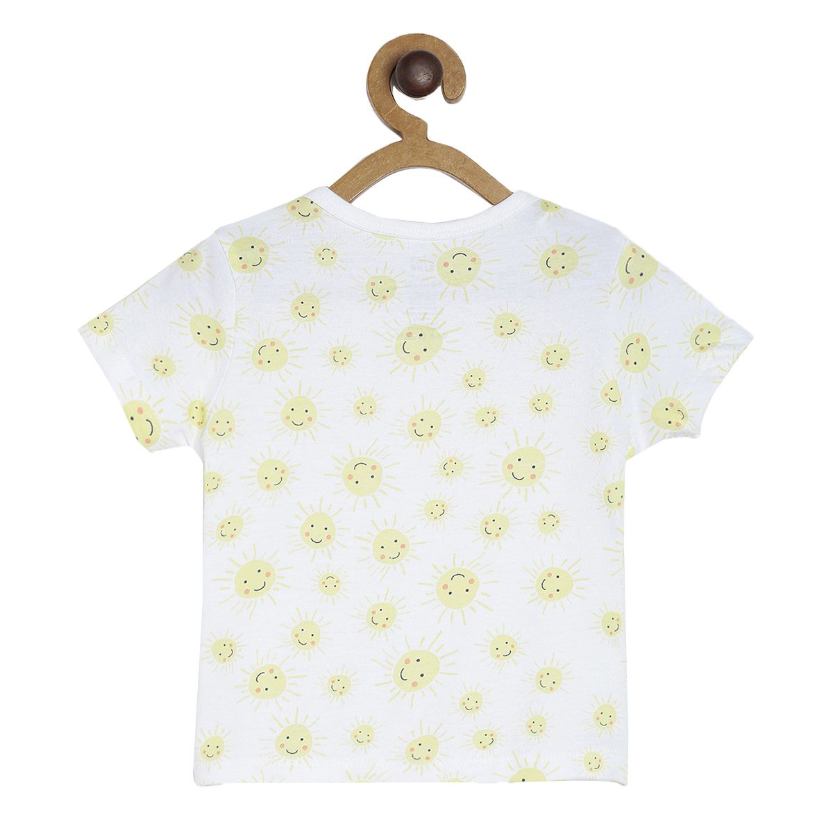 Pack of 3 front open vest - white & yellow for New Born