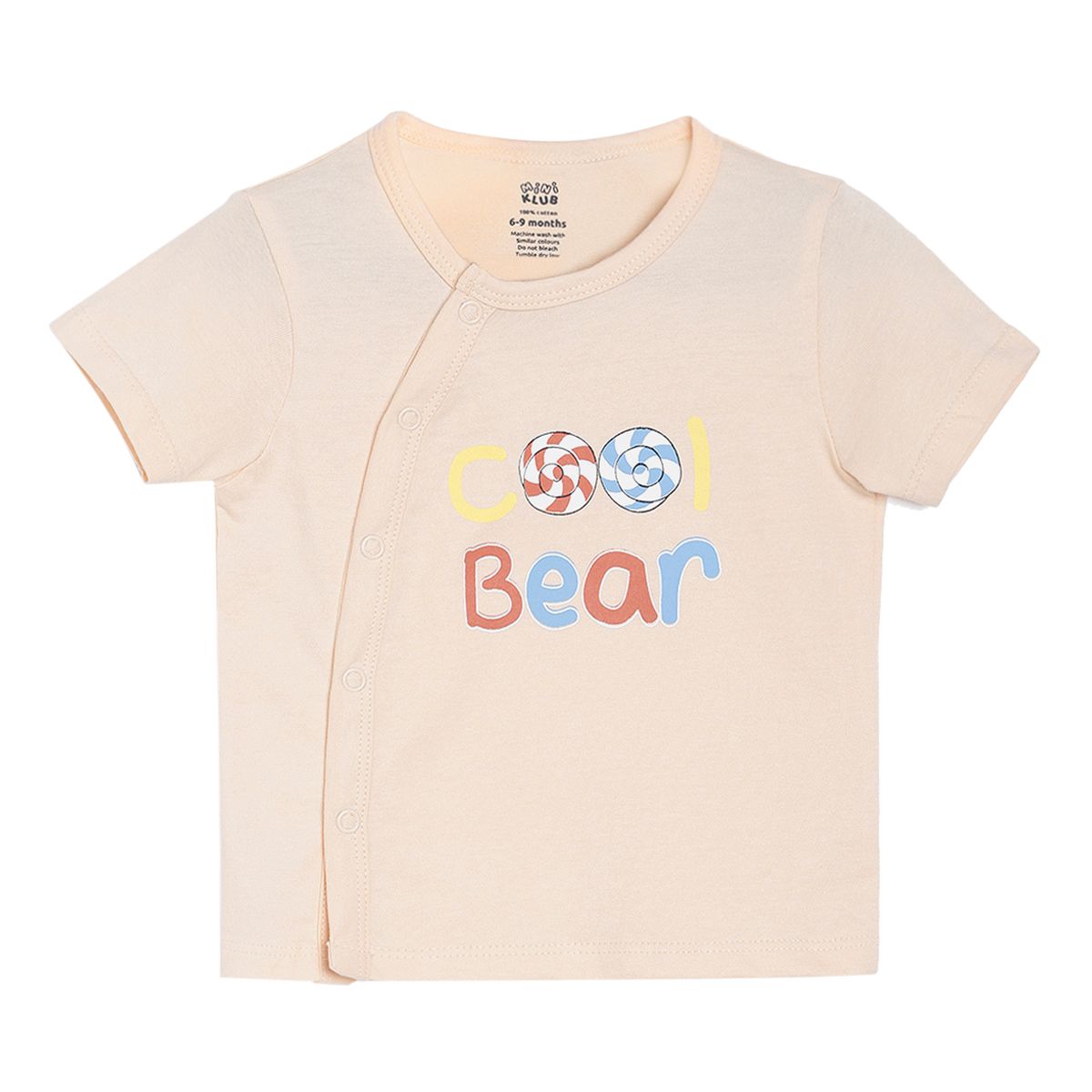 Pack of 3 front open vest - white for New Born