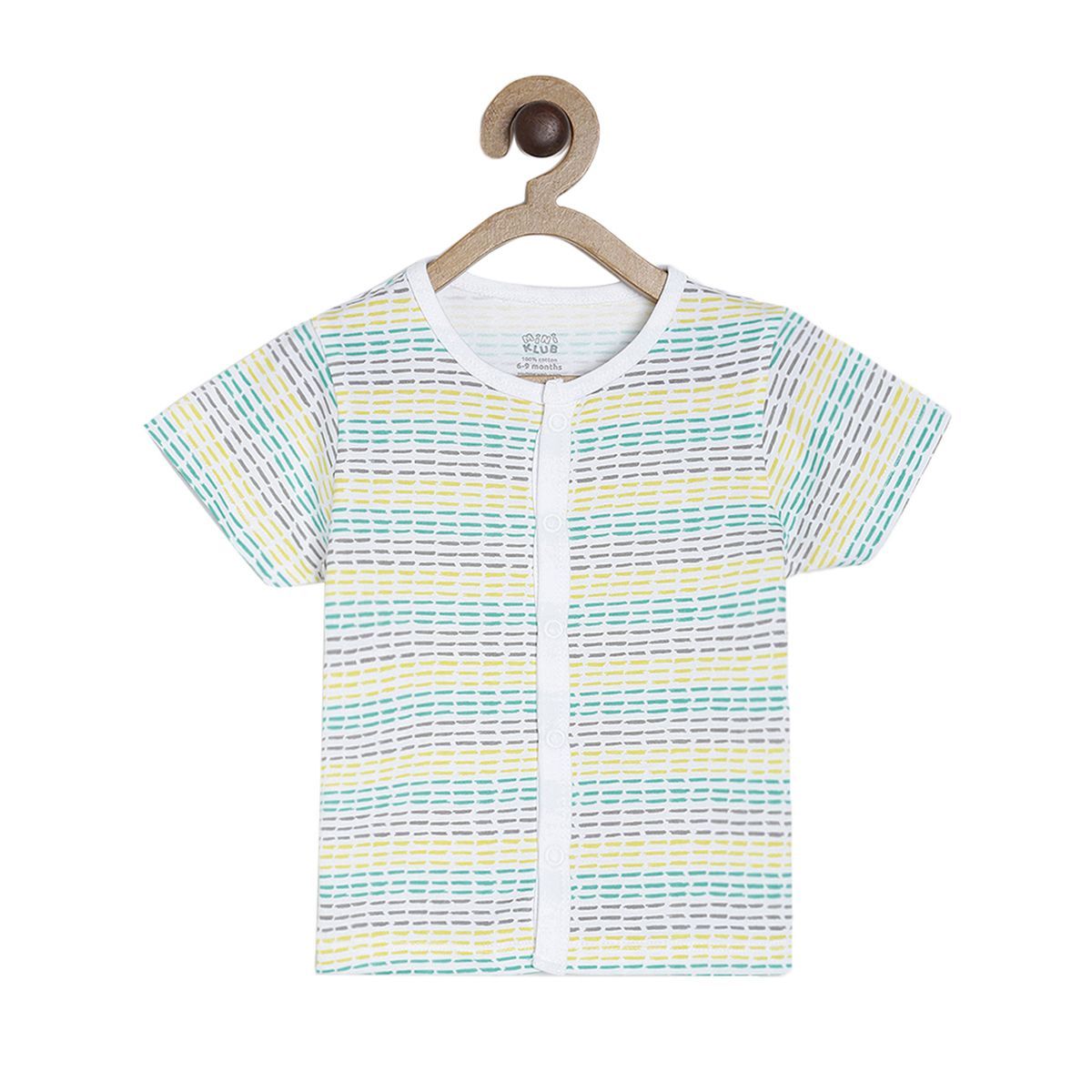 Pack of 3 front open vest - white for New Born
