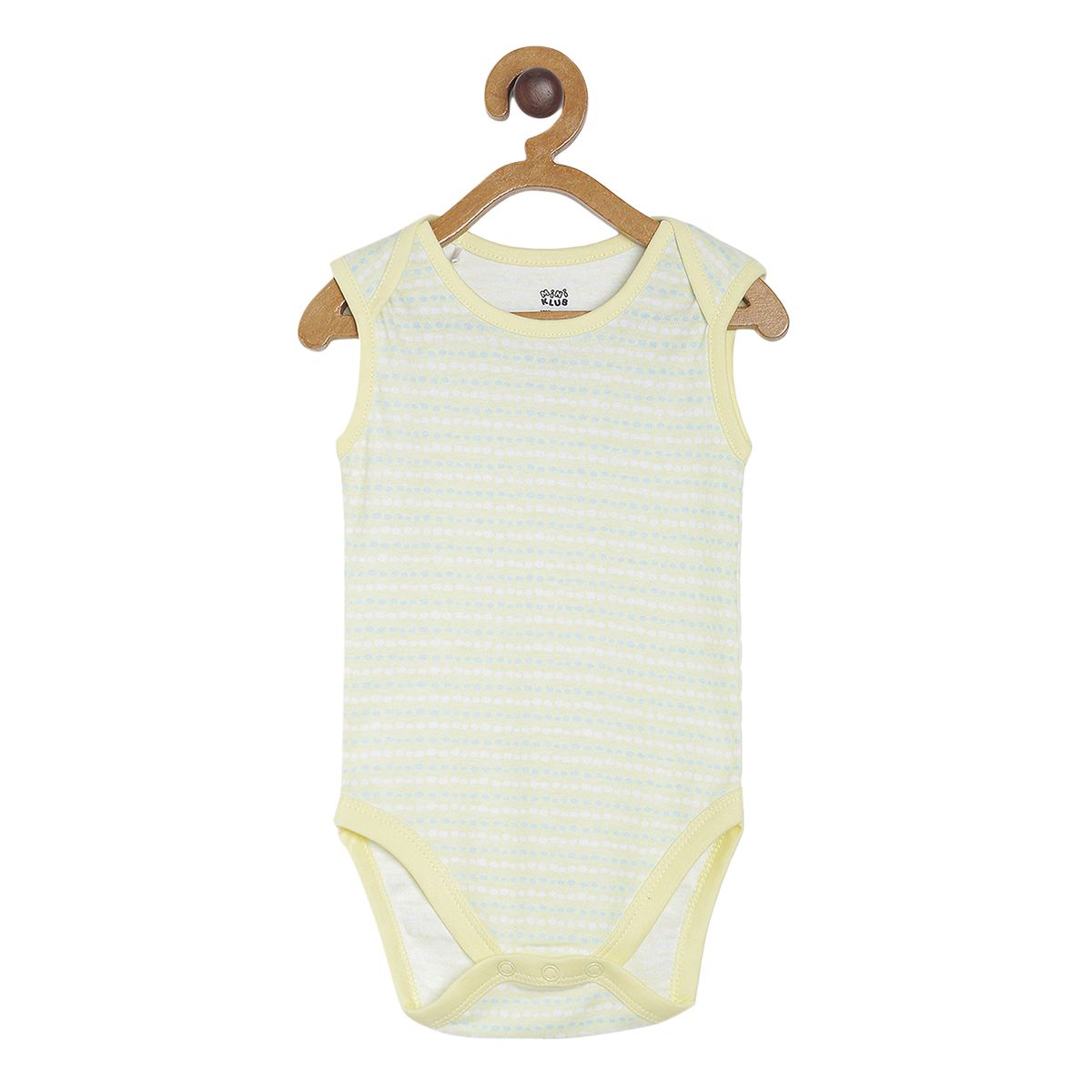 Pack of 3 bodysuit - white & yellow for New Born