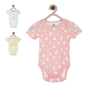 Pack of 3 body suit - pink for New Born