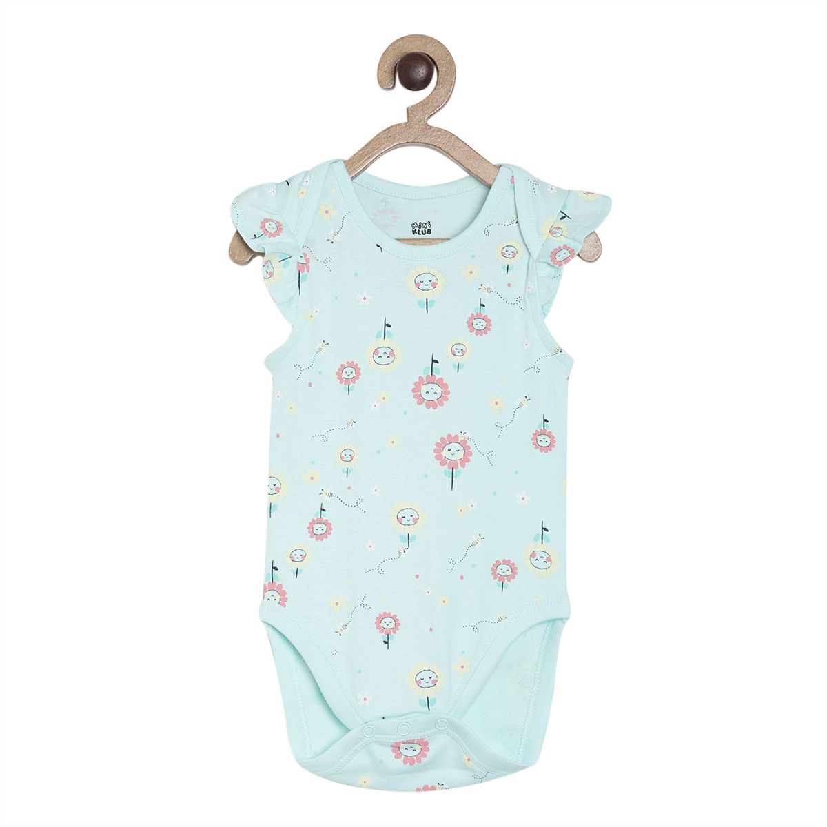 Pack of 3 body suit - turquoise blue for New Born