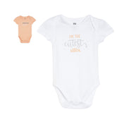 Pack of 2 bodysuit - light sky blue for 0-3 Months