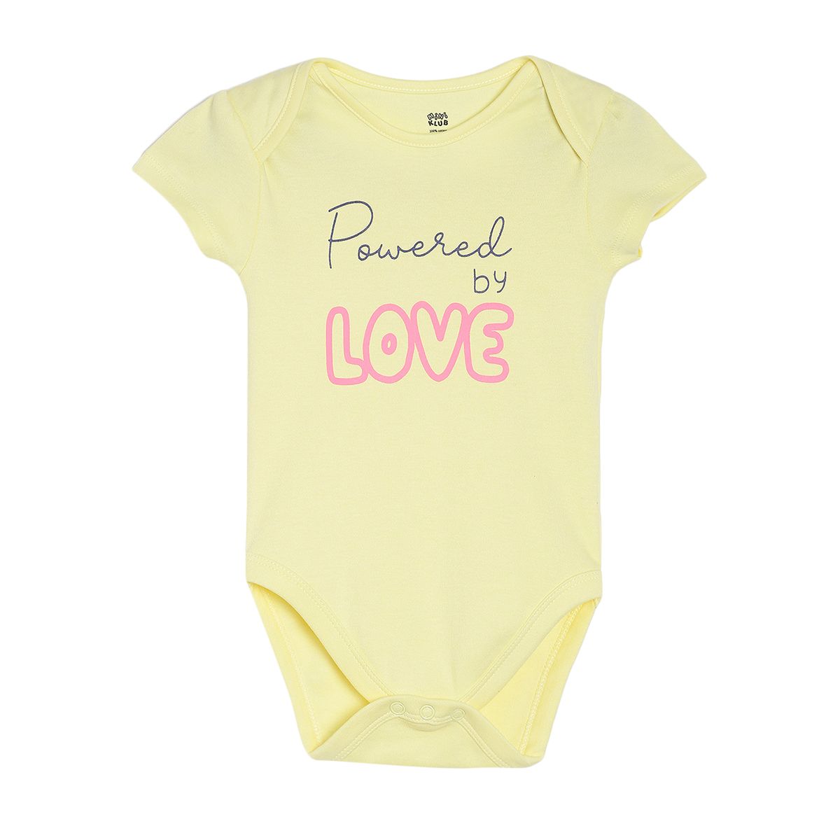 Pack of 2 bodysuit - lemon yellow for 0-3 Months
