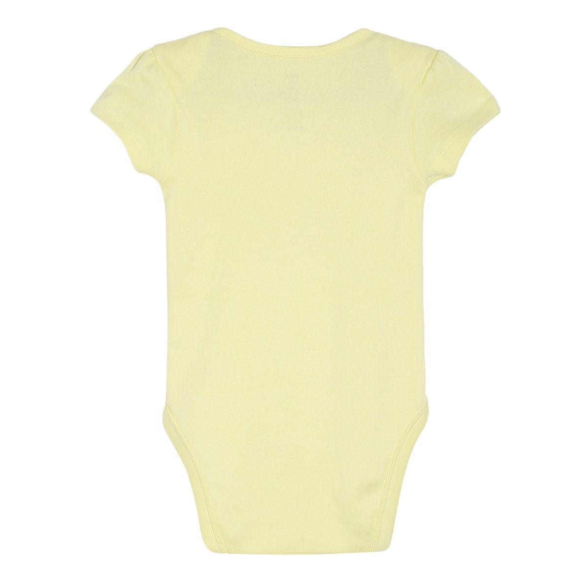 Pack of 2 bodysuit - lemon yellow for 0-3 Months