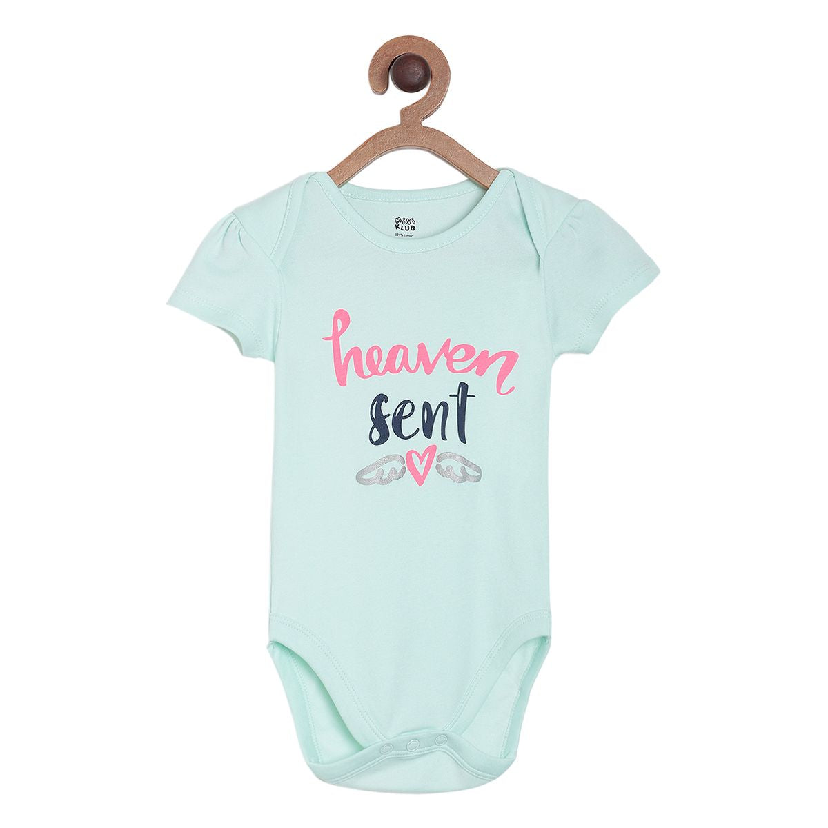 Pack of 2 bodysuit - light turquoise for 0-3 Months