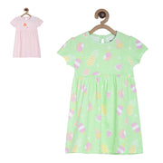 Pack of 2 dress - light green for 0-3 Months