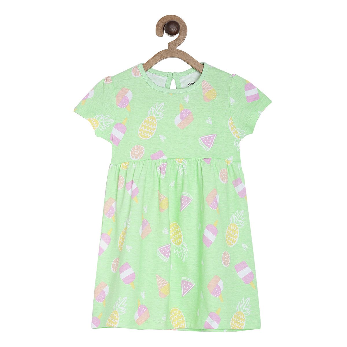 Pack of 2 dress - light green for 0-3 Months