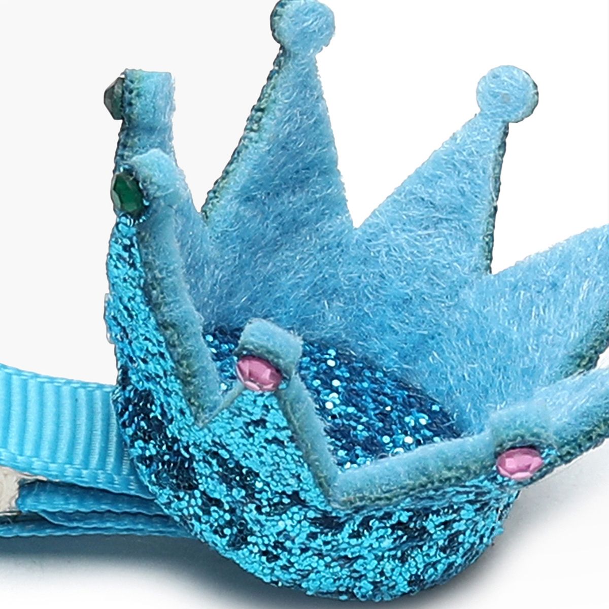 Baby Girls Blue Crown Hair Clip Cute Hair Accessory