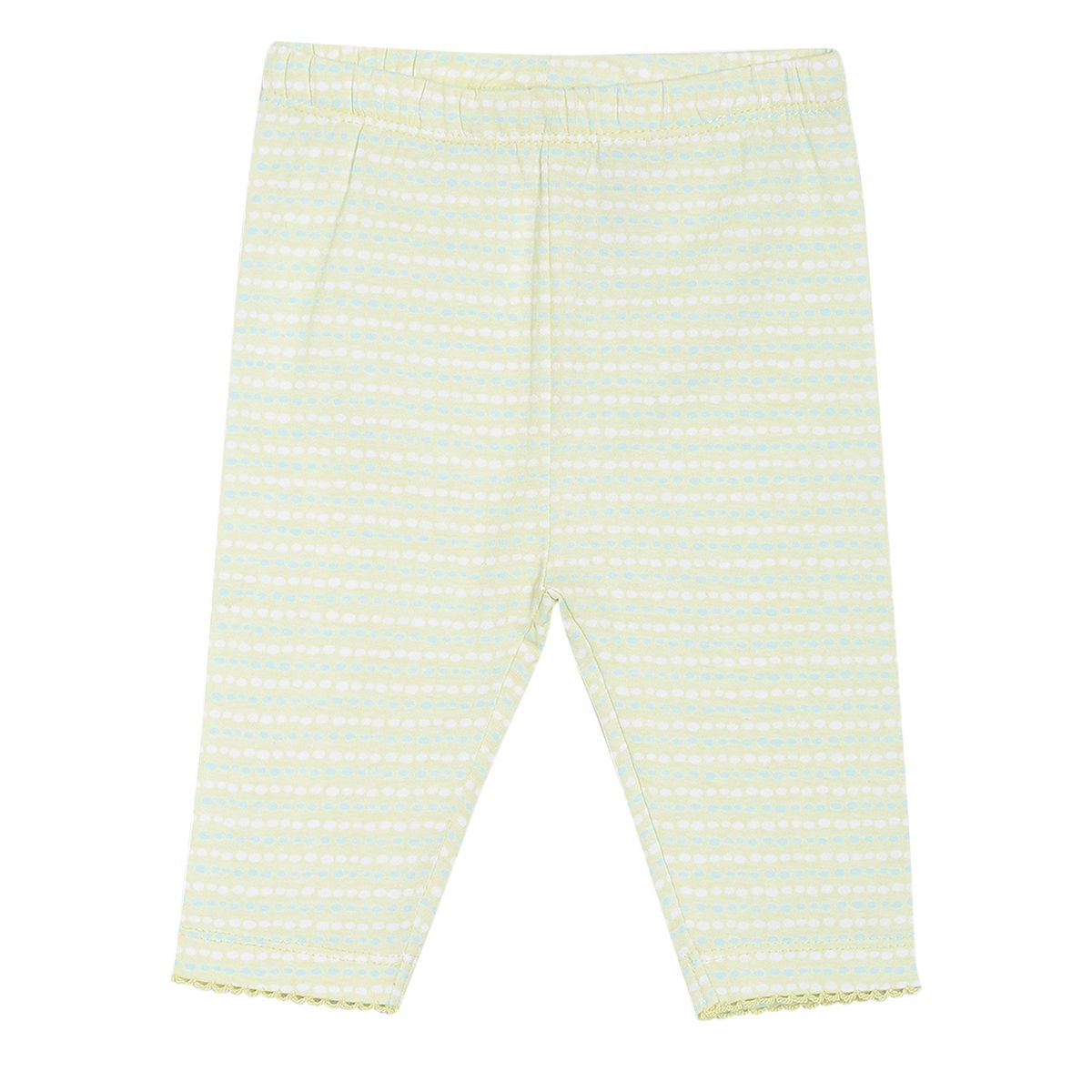 Pack of 3 capris - light green for 0-3 Months