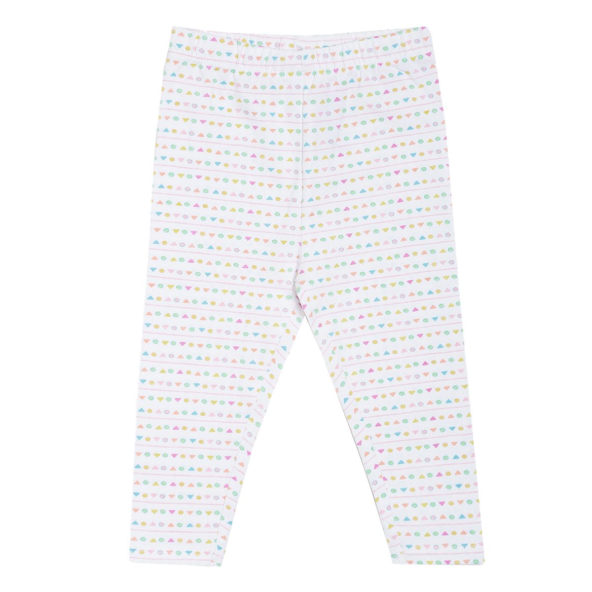 Pack of 3 leggings - green for 0-3 Months