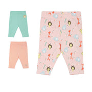 Pack of 3 legging - baby pink for 0-3 Months