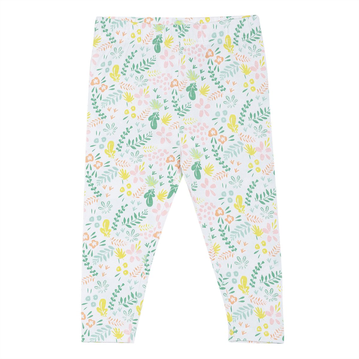 Pack of 3 legging - white & light green for 0-3 Months
