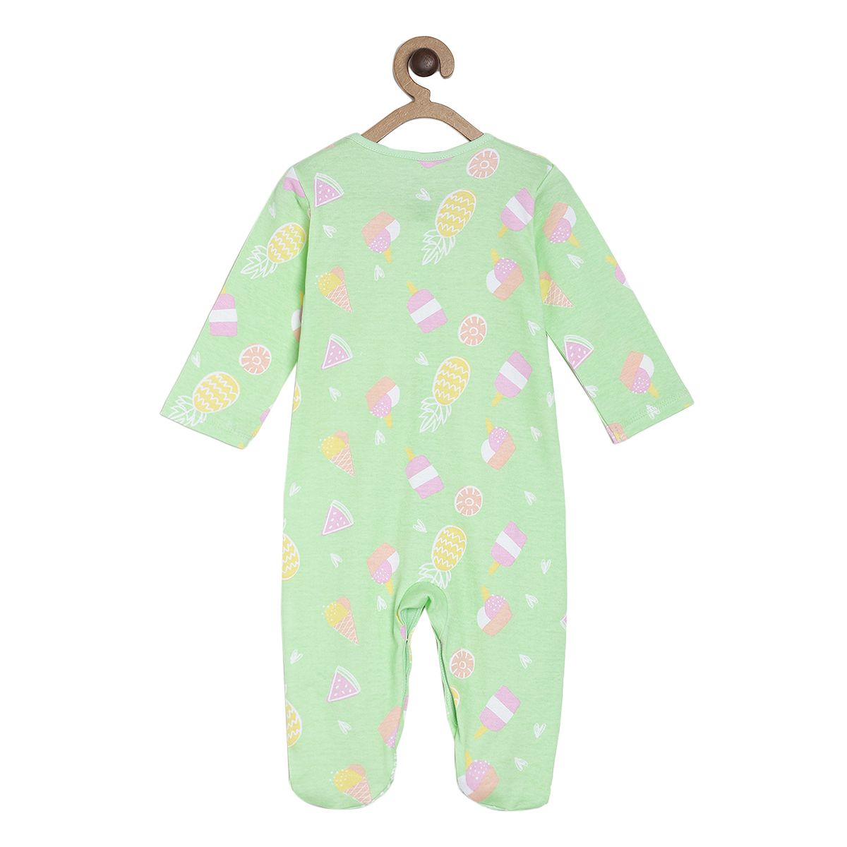 Pack of 2 sleep suit - light green for New Born