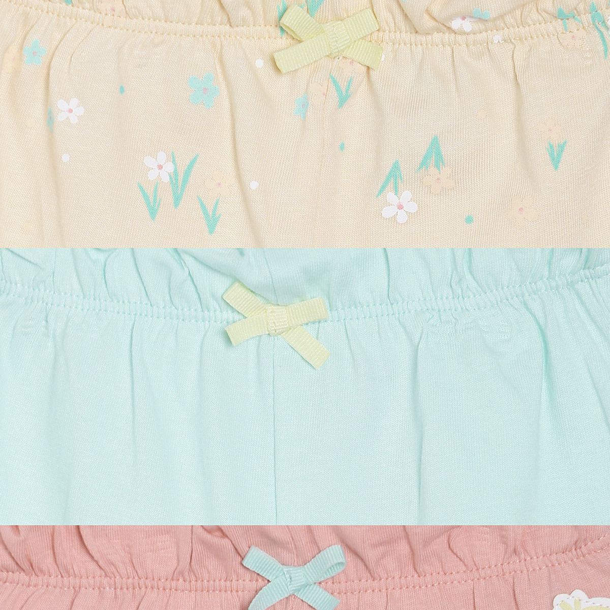 Pack of 3 shorts - light brown for 0-3 Months