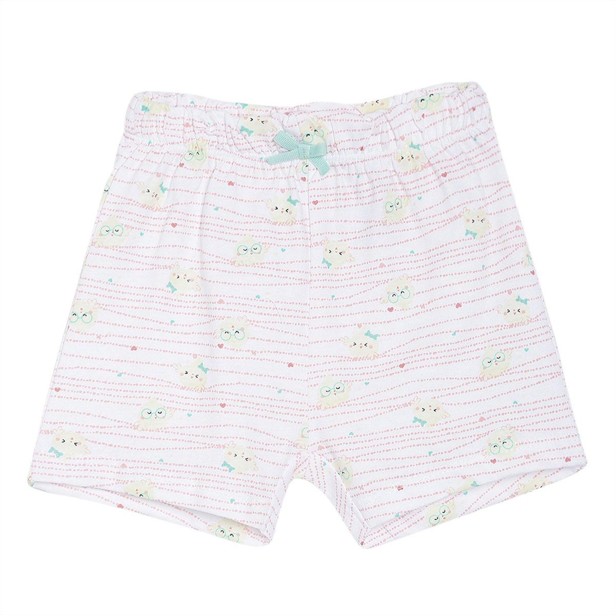 Pack of 3 shorts - turquoise green for 0-3 Months