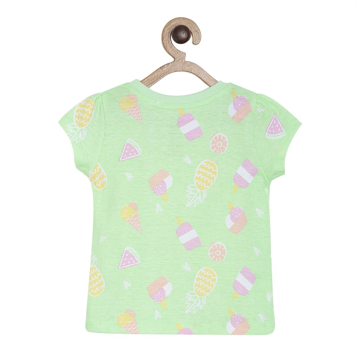 Pack of 3 t- shirts - green for 0-3 Months