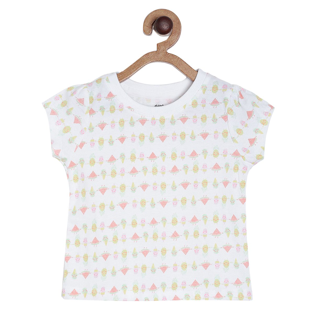 Pack of 3 t- shirts - white for 0-3 Months