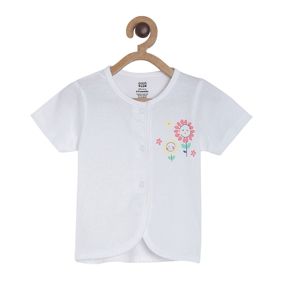 Pack of 3 vest - light sky blue for New Born