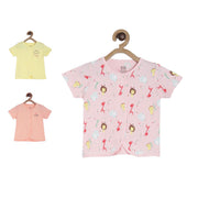Pack of 3 front open vest - baby pink for New Born