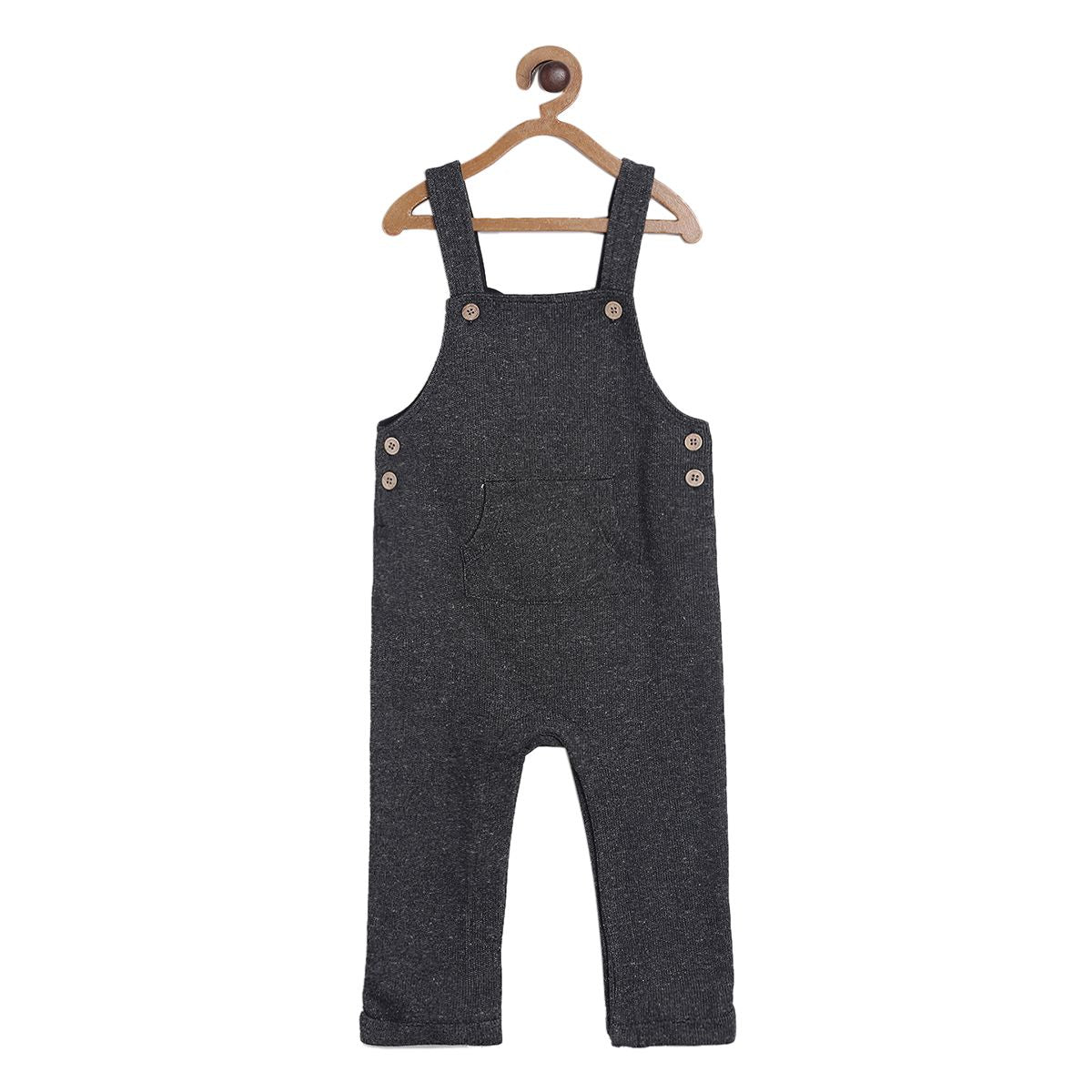 Pack of 2 dungaree set - black for 3-6 Months