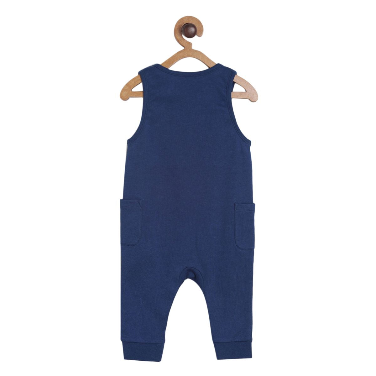 Boys Navy Dungaree Set